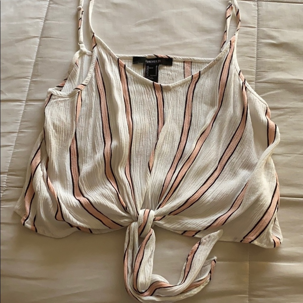 Stripe crop top